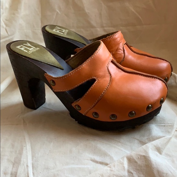 Fly London Shoes - Fly London wooden clogs